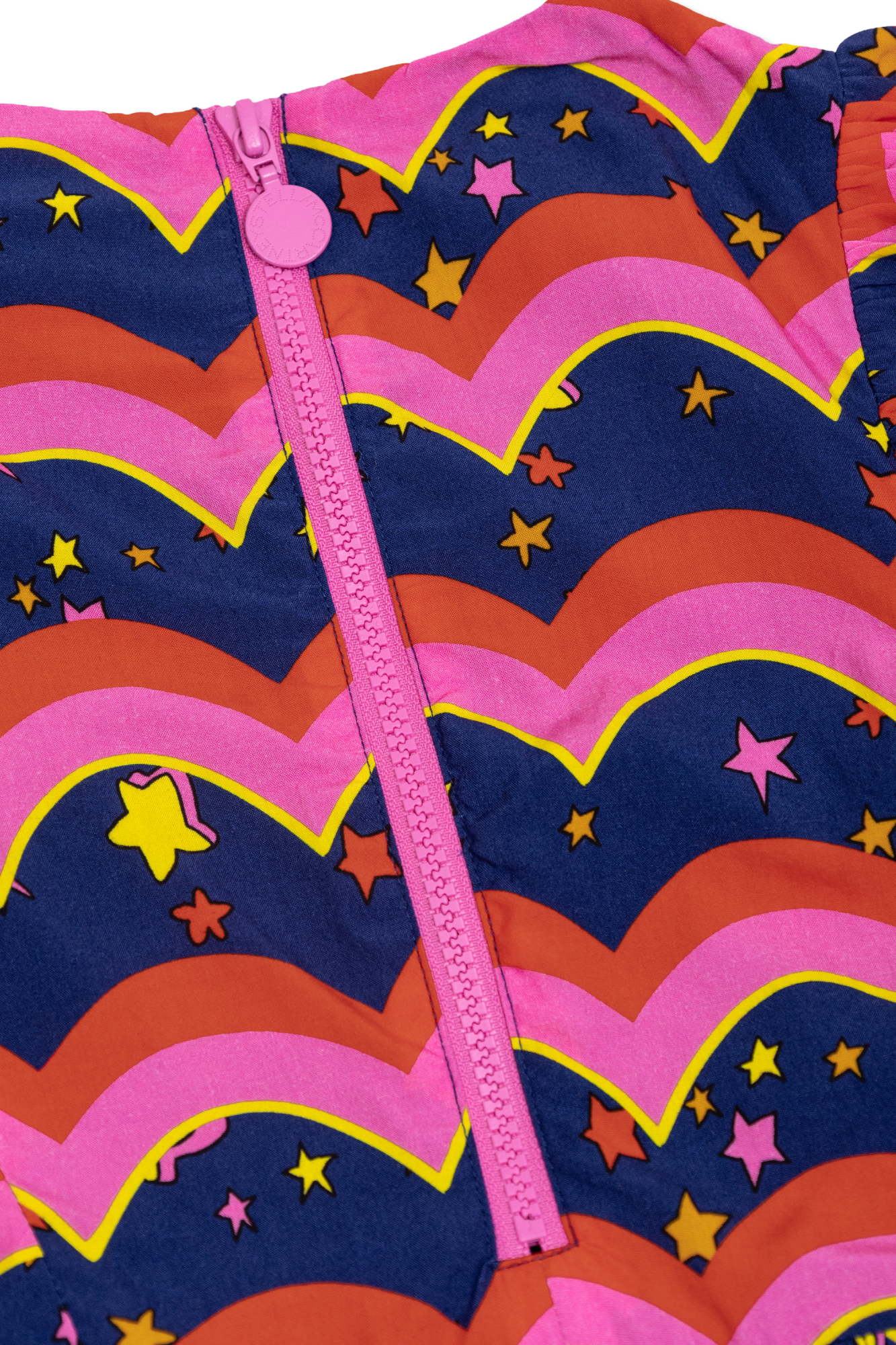 Pink Dress with star motif Stella McCartney Kids - Vitkac